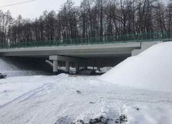 В&nbsp;селе Капитанщино Липецкой области открыто движение по&nbsp;новому мосту