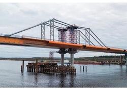 Последний этап надвижки моста через Волгу завершили на&nbsp;северном обходе Твери