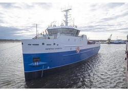 &laquo;Окская судоверфь&raquo; спустила на&nbsp;воду краболов &laquo;Капитан Сковпен&raquo; проекта ССа 5712P