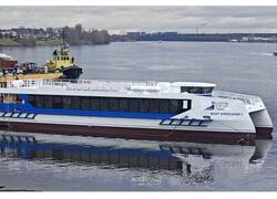 На&nbsp;СЗ &laquo;СНСЗ&raquo; спущен на&nbsp;воду пассажирский катамаран &laquo;Форт Александр I&raquo; проекта 04580