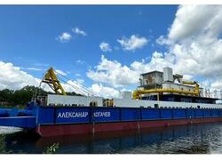 СЗ &laquo;ССК&raquo; спустил на&nbsp;воду земснаряд &laquo;Александр Логачев&raquo; проекта 4395