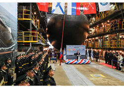 Спущена на&nbsp;воду завершающая серию подводная лодка &laquo;Якутск&raquo; проекта 636.3