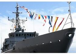 На&nbsp;тральщике &laquo;Афанасий Иванников&raquo; проекта 12700 подняли флаг ВМФ