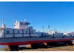 Пермская судоверфь спустила на&nbsp;воду новое судно проекта 354А/294