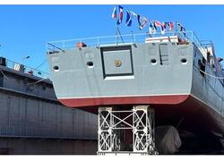 На&nbsp;СЗ &laquo;Северная верфь&raquo; спущен на&nbsp;воду фрегат &laquo;Адмирал Амелько&raquo; проекта 22350
