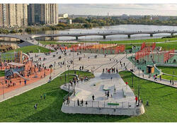 Открыт парк и&nbsp;пешеходный мост из&nbsp;Москвы в&nbsp;Люберцы